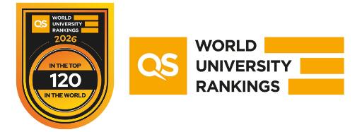 Top 120 in the 2026 QS World University Ranking badge